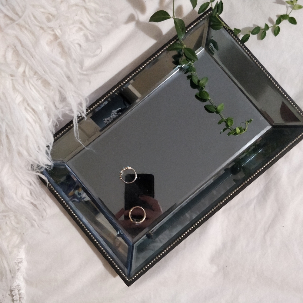 Karen Rhodes Decorative Mirrored Tray